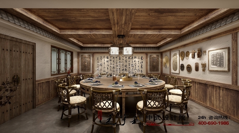 中式餐厅装修设计打造东方韵味